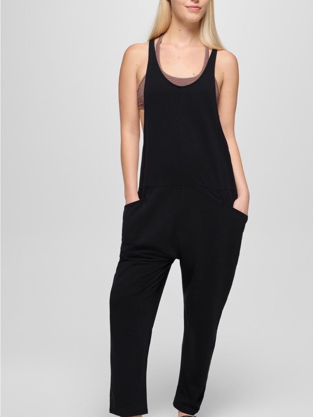 Prana Black Mindful Movement Women's Relaxed Jumpsuit